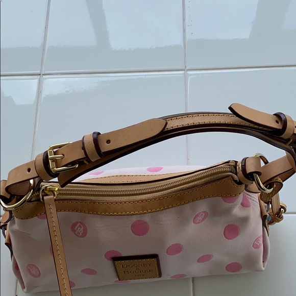 Dooney & Bourke Pink Polka Dot Bag - Picture 5 of 8